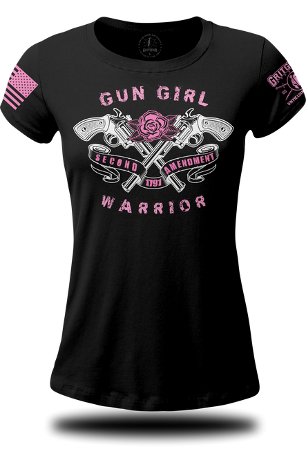 Gun Girl Warrior T-shirt | Grit Gear Apparel