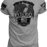 Home of the Brave Eagle Tee | Grit Gear Apparel