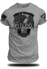 Home of the Brave Eagle Tee | Grit Gear Apparel