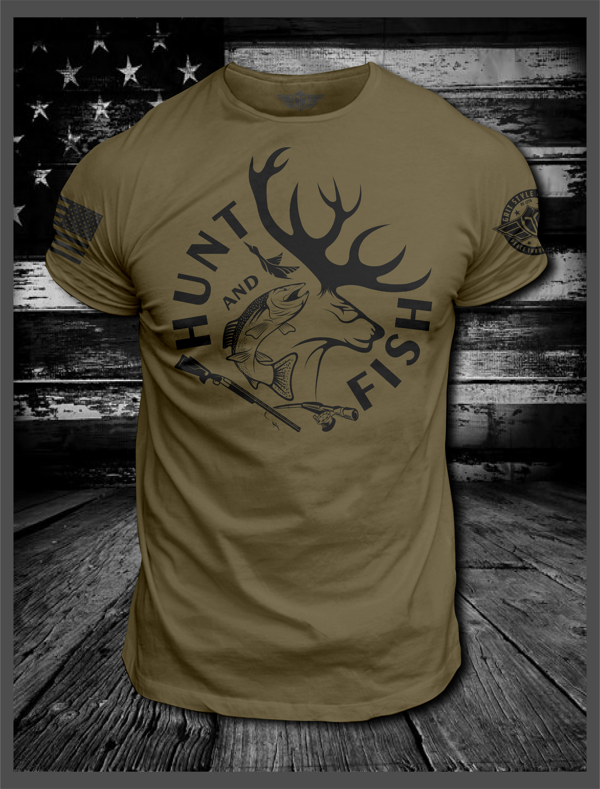 Hunt and Fish T-shirt | Grit Style Gear