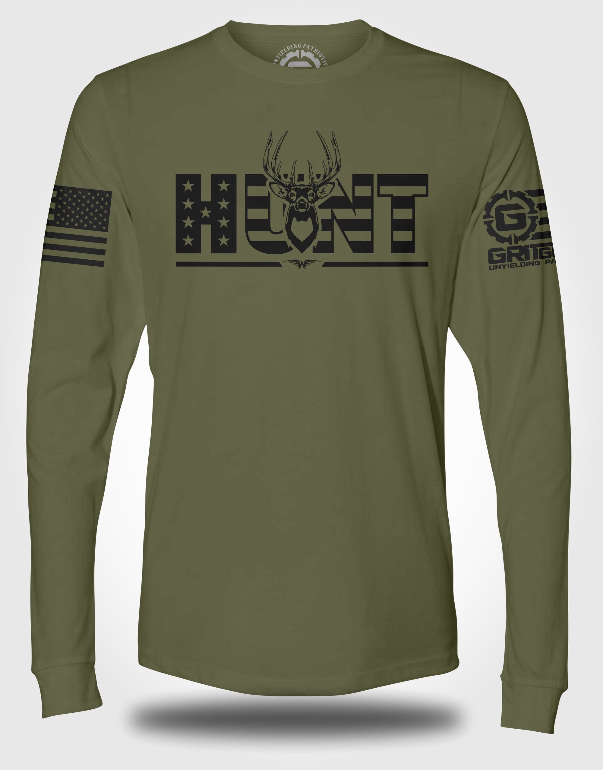 Ryan Weaver - HUNT LONG Sleeve T-shirt | GRITGEAR™ Apparel