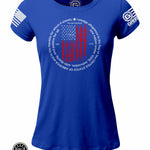 I Pledge Allegiance Ladies Slim Cut T-shirt | Grit Gear Apparel ®