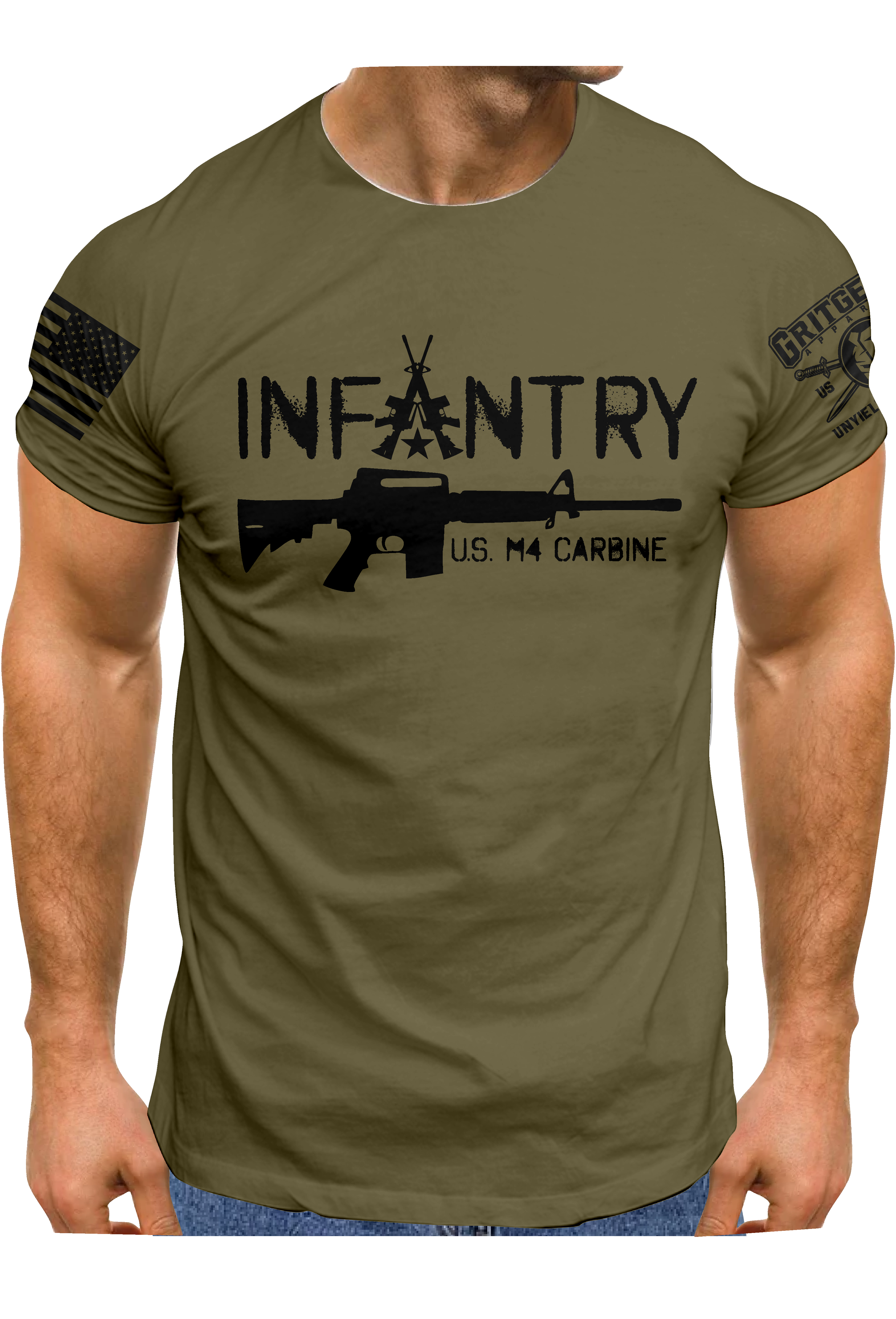 Infantry M4 Carbine - Tee | Grit Gear Apparel