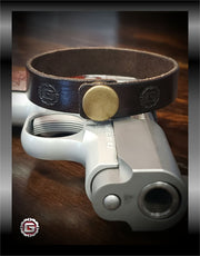 Leather Jesus Strong Bracelet Cuff | GRITGEAR Apparel