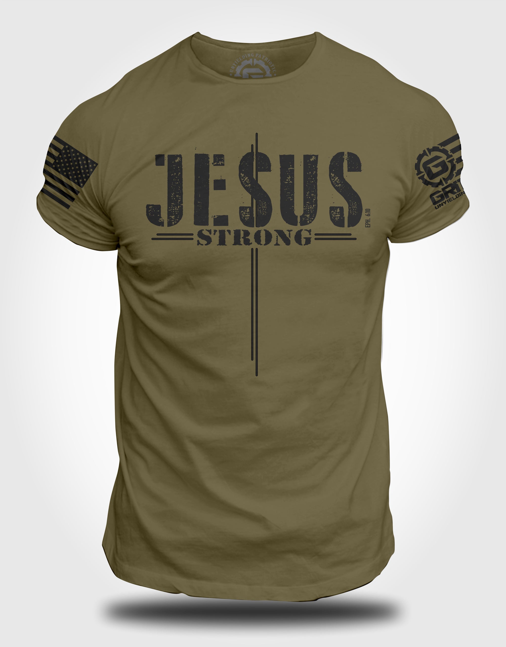 Jesus Strong T-shirt | Grit Gear Apparel