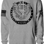 Liberty or Death Eagle Hoodie | Grit Gear Apparel ®
