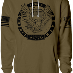 Liberty or Death Eagle Hoodie | Grit Gear Apparel ®