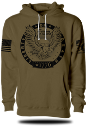 Liberty or Death Eagle Hoodie | Grit Gear Apparel ®