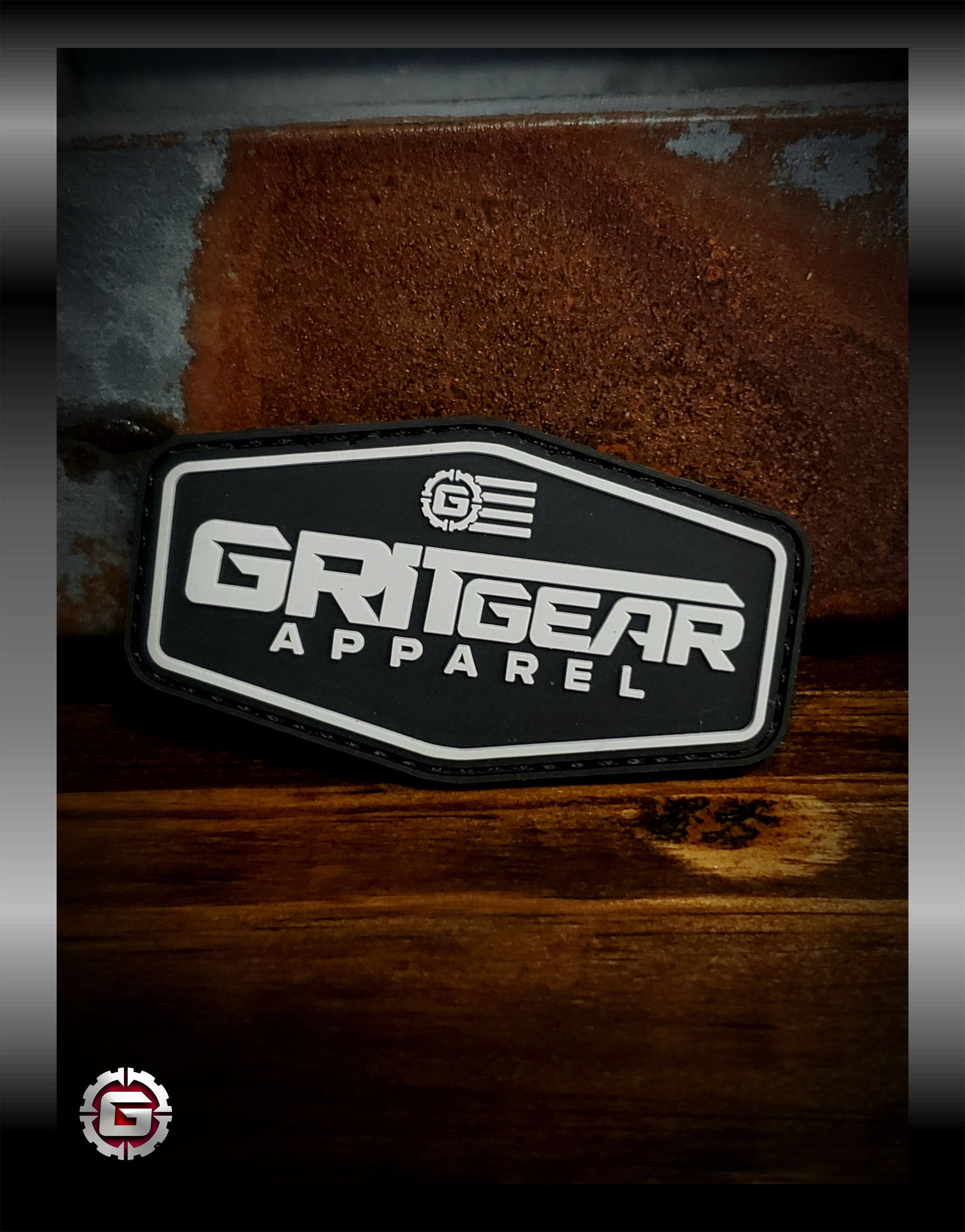 GRITGEAR Logo PVC Patch | GRITGEAR™ Apparel