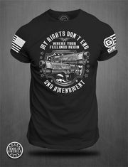 Ryan Weaver - My Rights Don't End T-shirt | Grit Gear Apparel