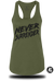 Never Surrender Ladies RacerBack Tank | Grit Gear Apparel ®