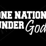 One Nation Under God Vinyl Decal | Grit Style Gear