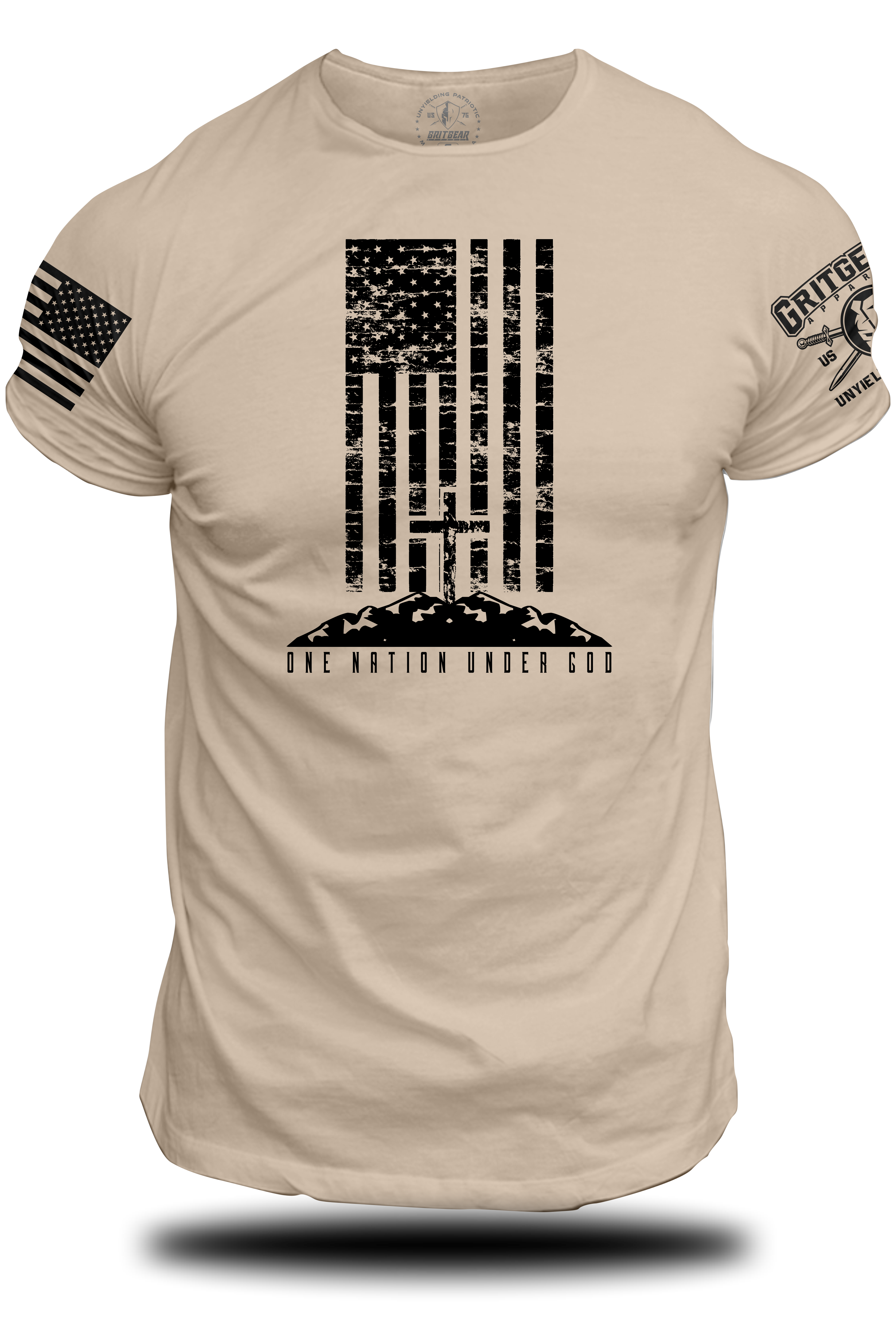 One Nation Under God - Tee | Grit Gear Apparel