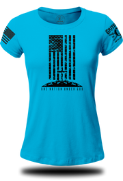 One Nation Under God - Ladies Tee | Grit Gear Apparel