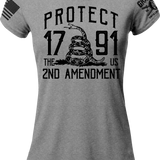 Protect The 2nd Amendment Ladies T-Shirt | Grit Gear Apparel