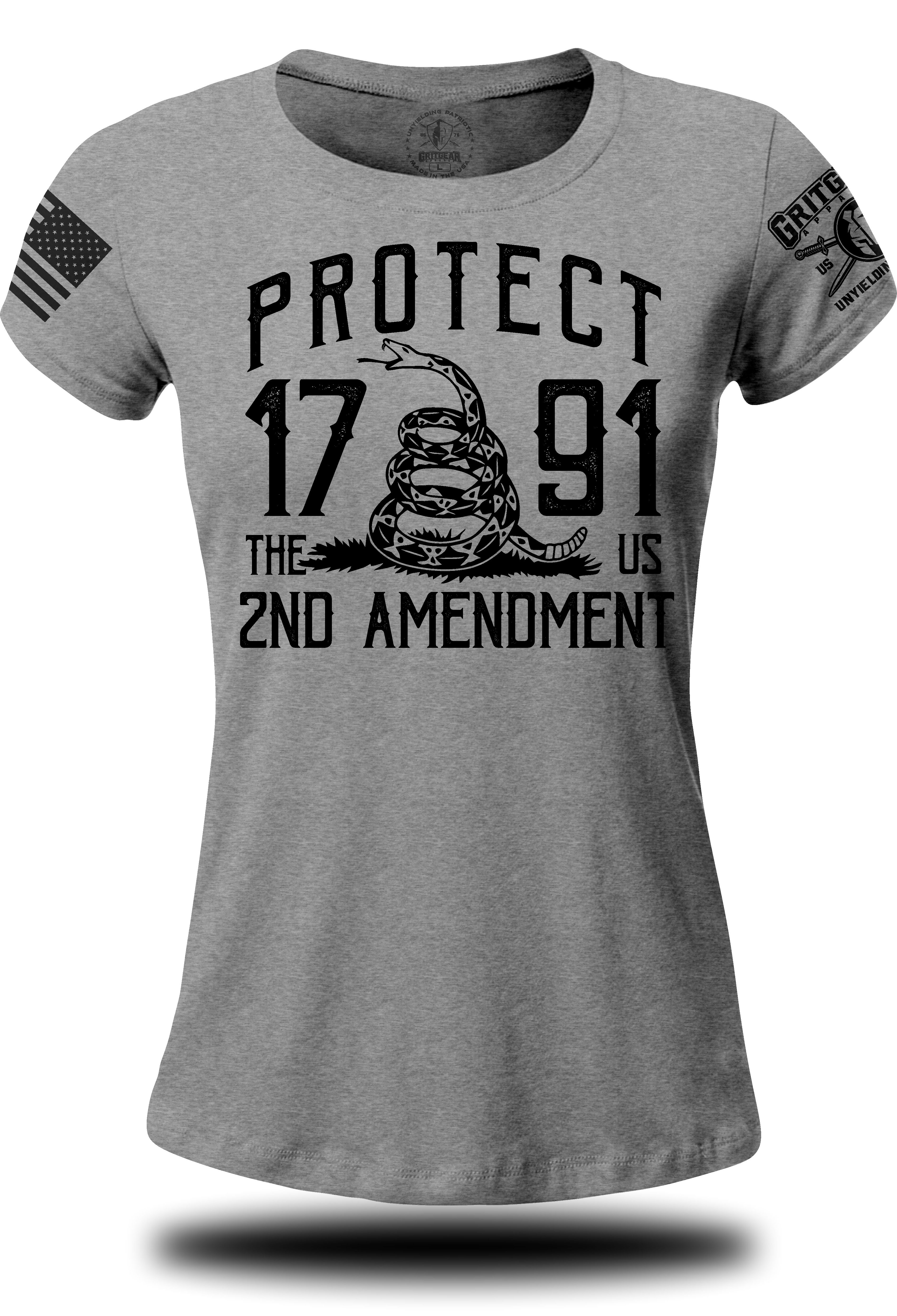 Protect The 2nd Amendment Ladies T-Shirt | Grit Gear Apparel