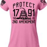 Protect The 2nd Amendment Ladies T-Shirt | Grit Gear Apparel
