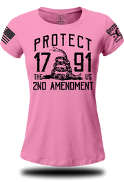 Protect The 2nd Amendment Ladies T-Shirt | Grit Gear Apparel