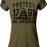 Protect The 2nd Amendment Ladies T-Shirt | Grit Gear Apparel