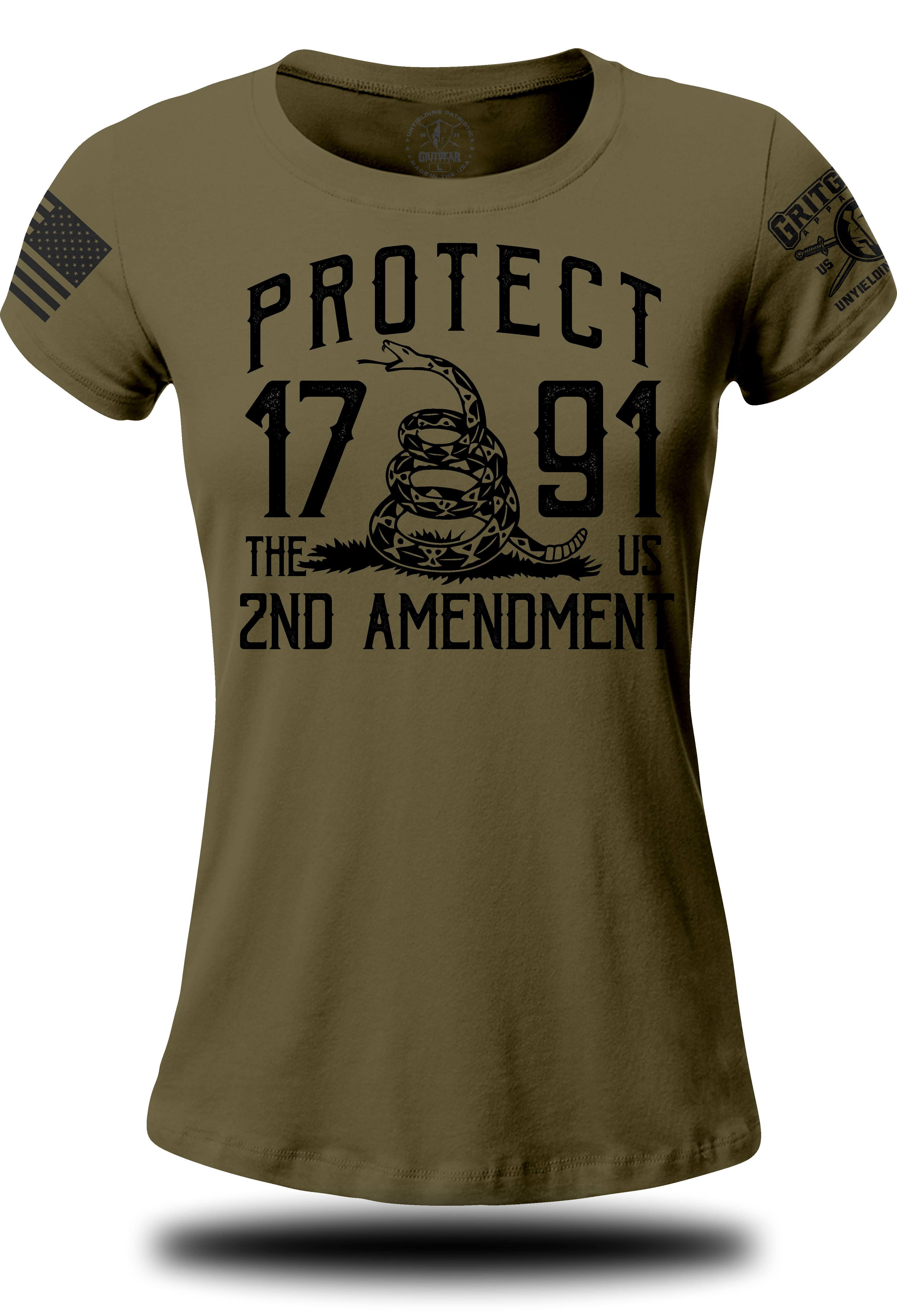 Protect The 2nd Amendment Ladies T-Shirt | Grit Gear Apparel