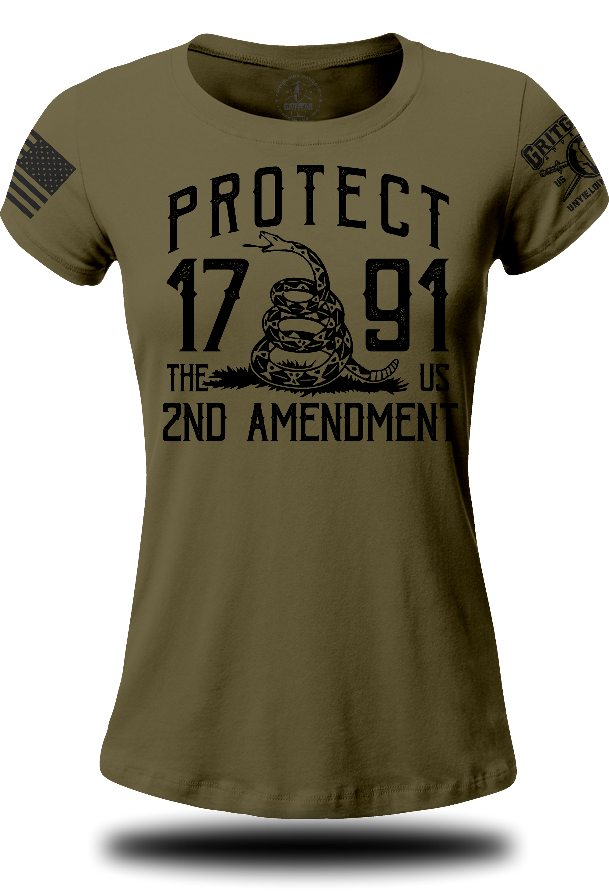 Protect The 2nd Amendment Ladies T-Shirt | Grit Gear Apparel