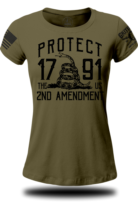 Protect The 2nd Amendment Ladies T-Shirt | Grit Gear Apparel