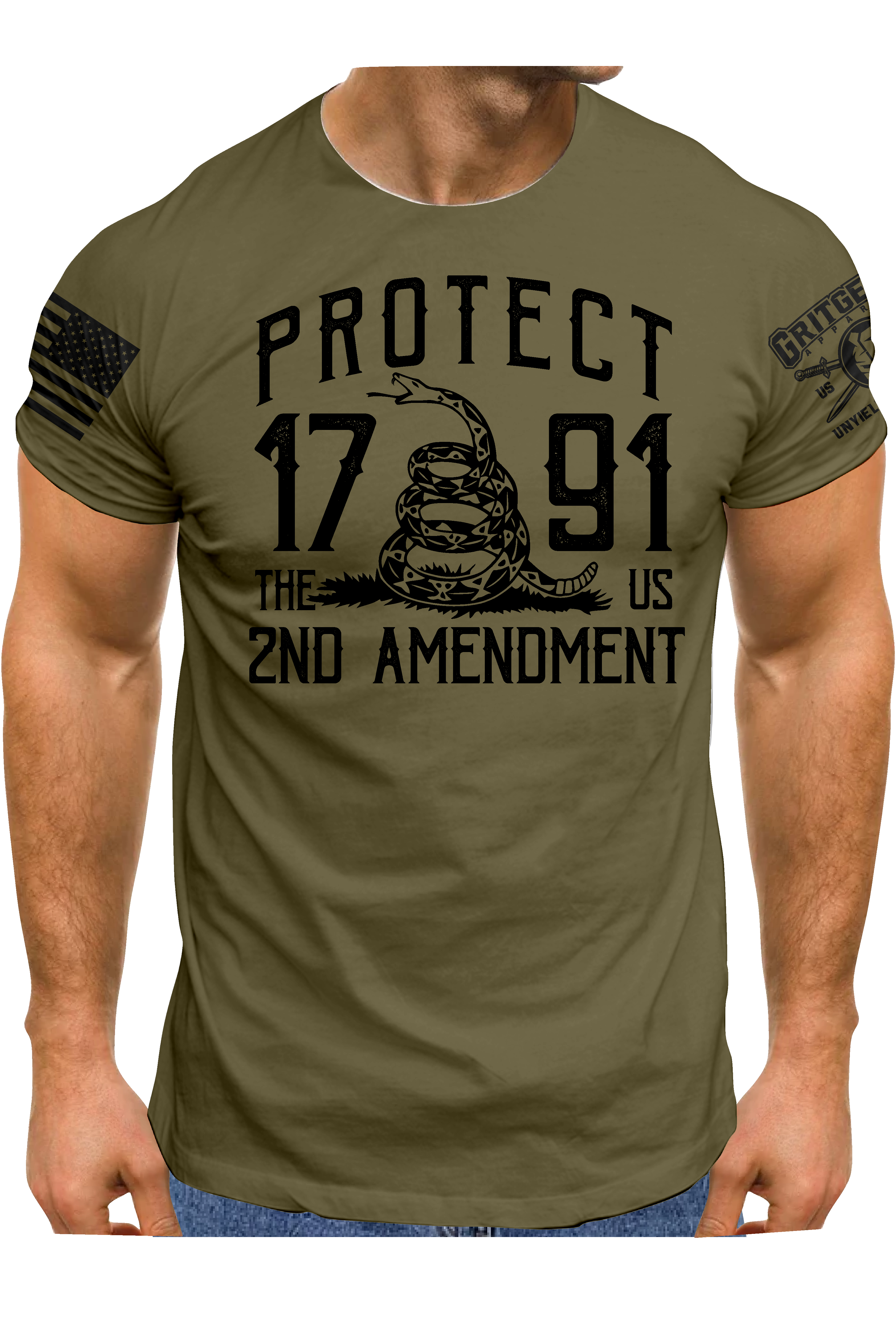 Protect The 2nd Amendment T-Shirt | Grit Gear Apparel