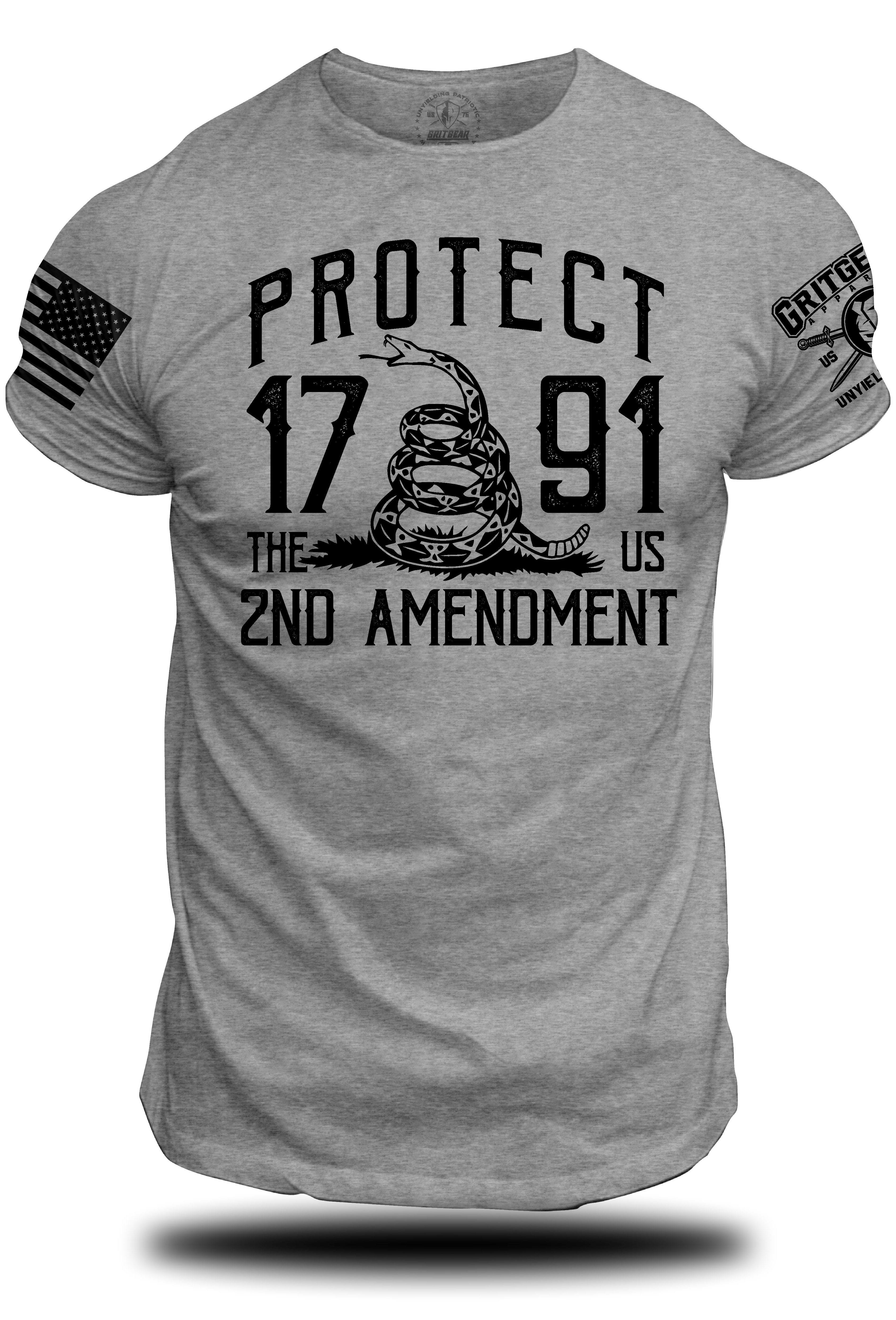 Protect The 2nd Amendment T-Shirt | Grit Gear Apparel