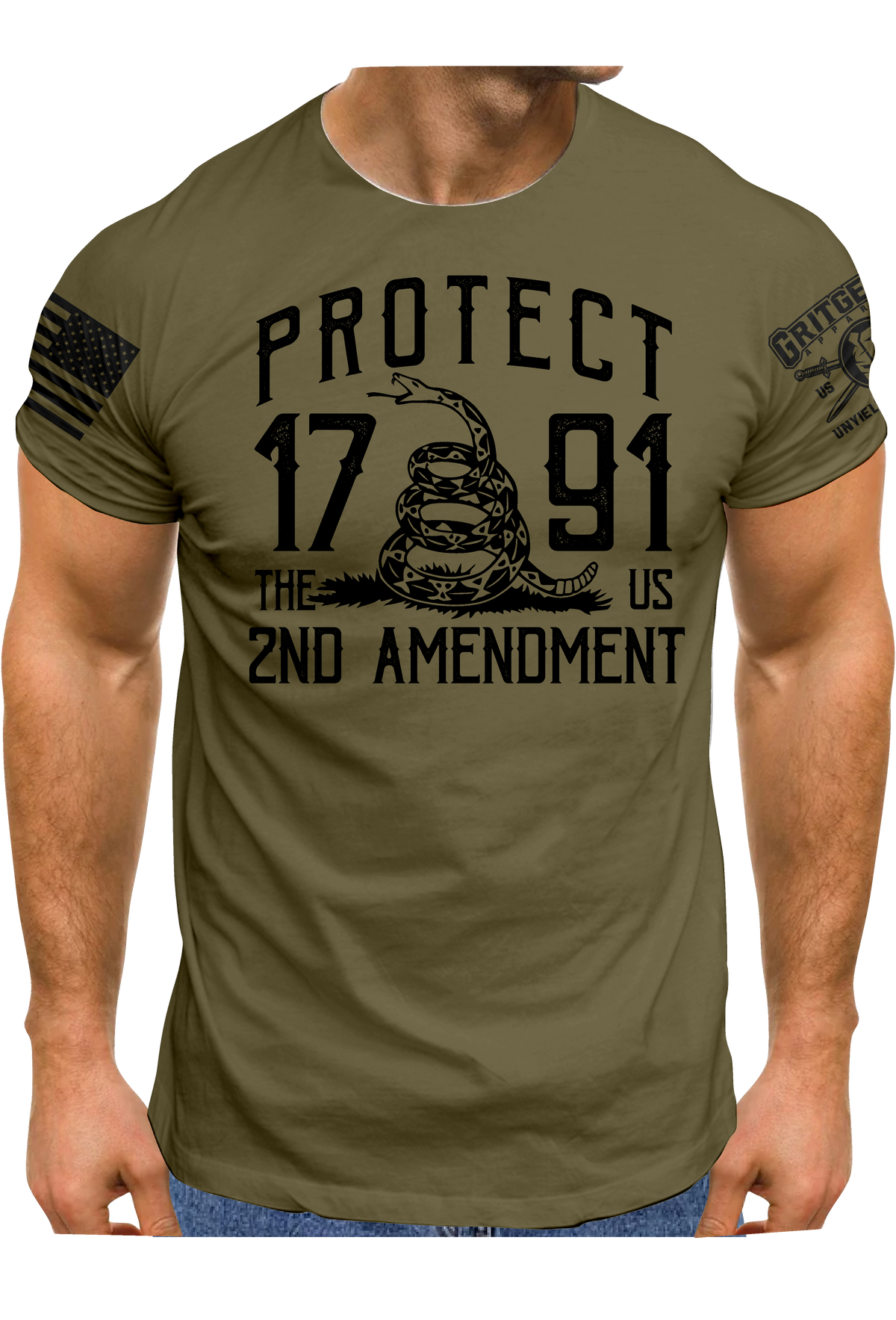 Grunt Style Second Amendment 2.0 T-Shirt - Black - Conseil