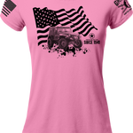 Protecting The Flag Ladies T-Shirt | Grit Gear Apparel