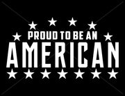 Proud To Be An American Vinyl Decal | Grit Style Gear