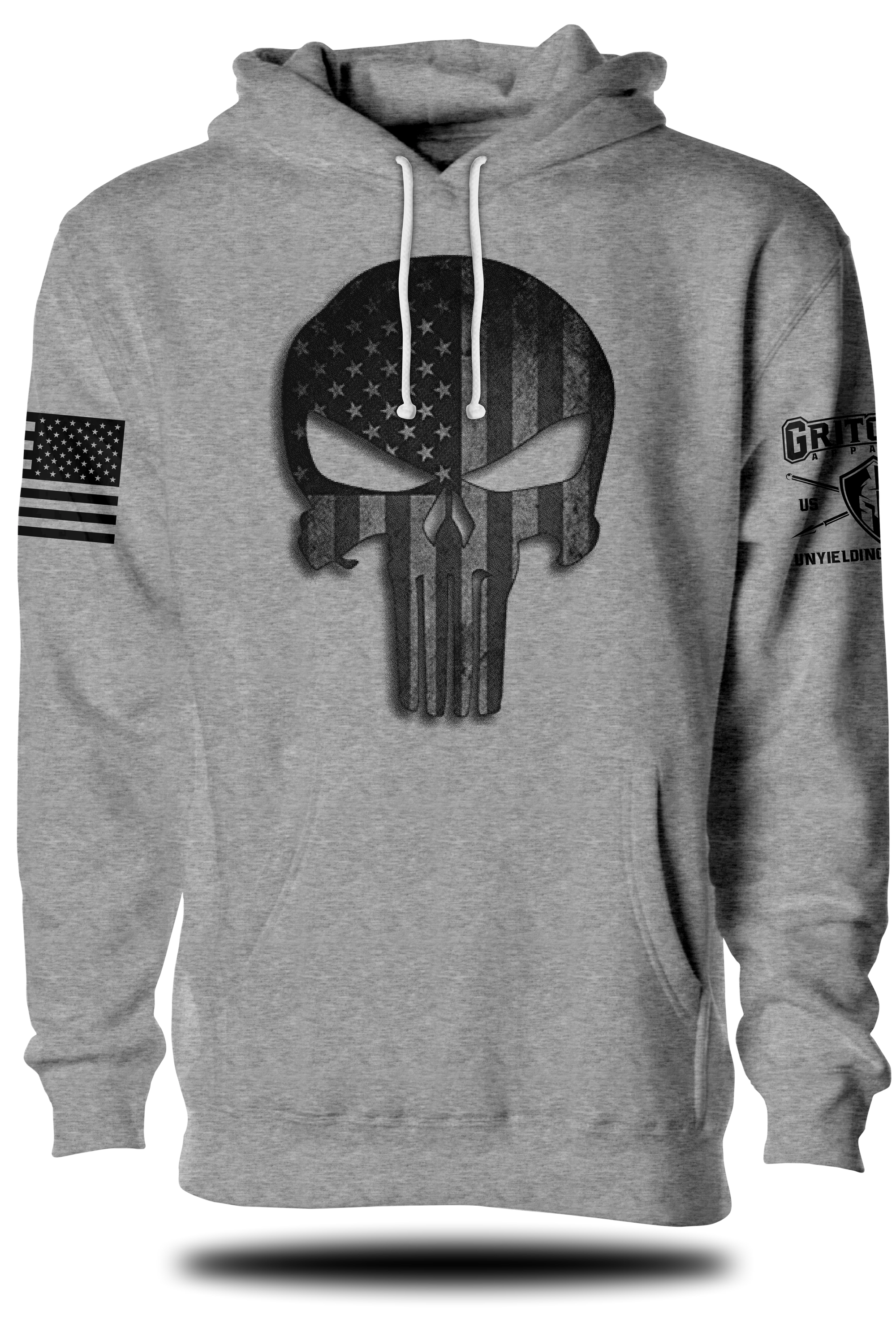 Punisher Stars and Stripes Hoodie | Grit Gear Apparel®