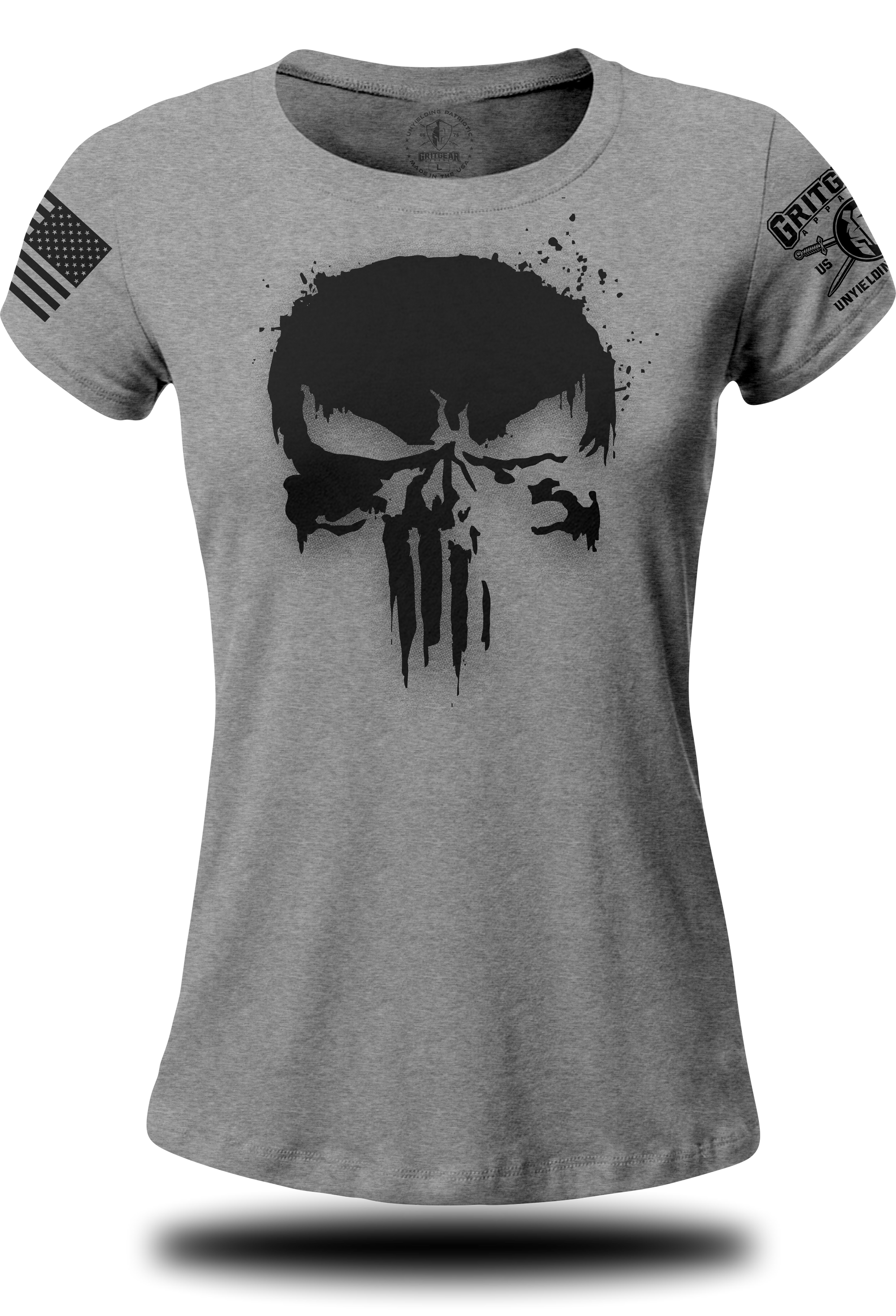 Punisher Explode Ladies Tee | Grit Gear Apparel