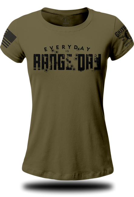 Everyday is Range Day Ladies T-shirt | Grit Gear Apparel®