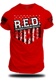 RED 1 - Remember Everyone Deployed Tee | Grit Gear Apparel