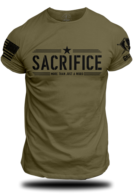 SACRIFICE More Than Just A Word - Tee | Grit Gear Apparel