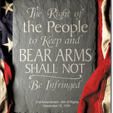 Second Amendment Right - Tin Sign