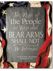 Second Amendment Right - Tin Sign