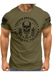 Second Amendment Defend til End Tee | Grit Gear Apparel