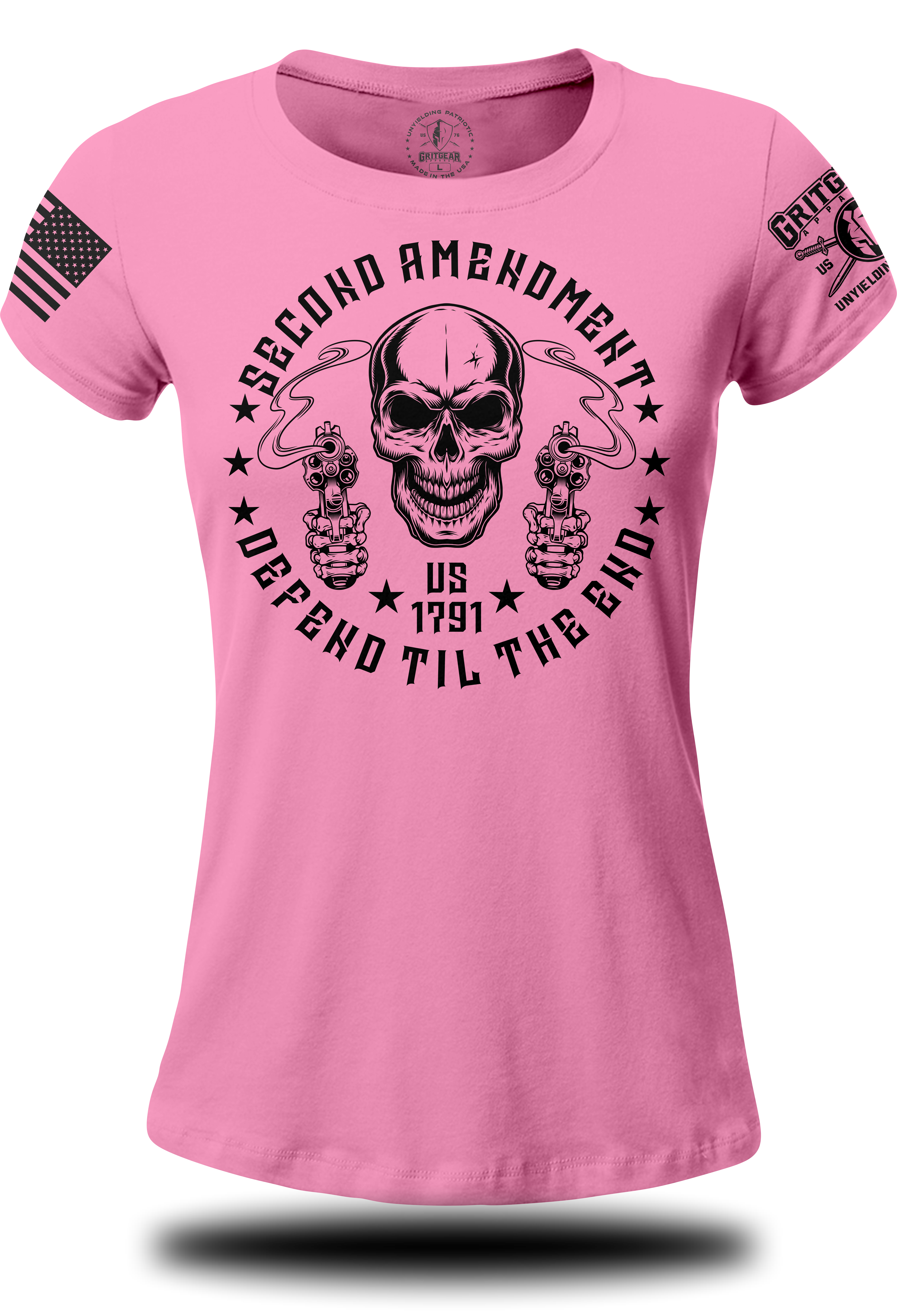 Defend til the End Ladies Tee | Grit Gear Apparel