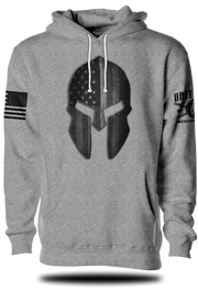 Spartan Helmet Stars and Stripes Hoodie | Grit Gear Apparel®