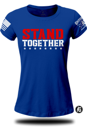 Stand Together Patriotic Ladies T-shirt | Grit Gear Apparel