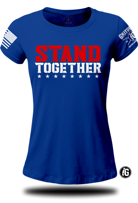 Stand Together Patriotic Ladies T-shirt | Grit Gear Apparel