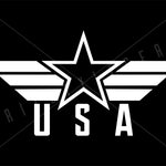 USA American STAR Vinyl Decal | Grit Style Gear
