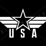 USA American STAR Vinyl Decal | Grit Style Gear