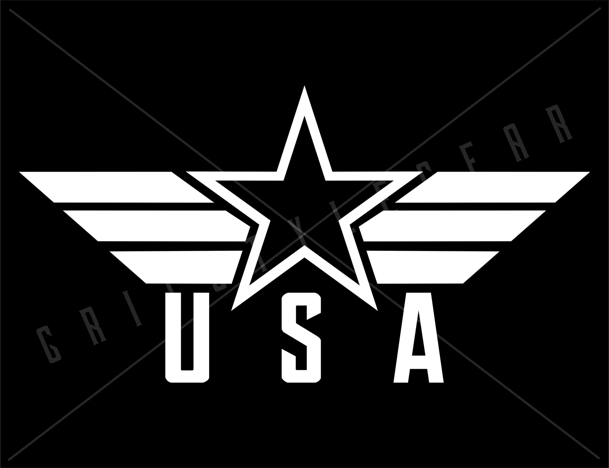USA American STAR Vinyl Decal | Grit Style Gear
