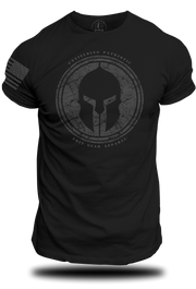 Stealth Spartan Helmet Logo Tee