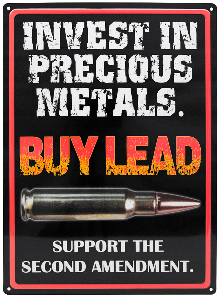 Invest in Precious Metals Tin Sign | Grit Style Gear