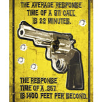 Average Response Time Tin Sign | Grit Gear Apparel