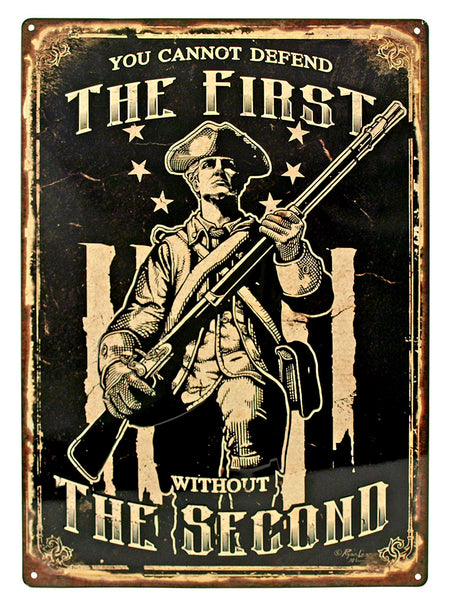 You Cannot Defend The First Tin Sign | Grit Style Gear